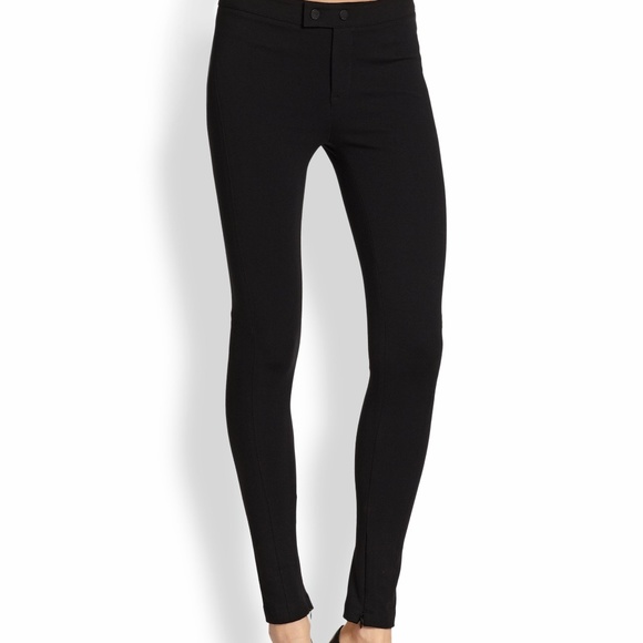 Vince Ponte Knit Black Leggings Pants 